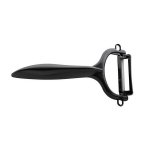 Vertikalus skustukas su keraminiais a&scaron;menimis juodas