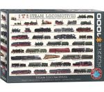Dėlionė Eurographics, 6000-0090, Steam Locomotives, 1000 d.