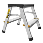 Dvipusės aliuminio kopėčios Drabest DD2 150 kg