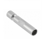 Hogert galvutė žvakėms 3/8" 14mm 12-kamp. bi-hex su &scaron;arnyru - HT1A778