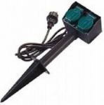 Sodo prailgintuvas su 4 lizdais, 10m laidas, Brennenstuhl