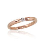 Auksinis žiedas su deimantais moterims Diamond Sky New Classic II 4752263021495