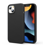 Elastingas silikoninis dėklas iPhone 13 mini, juodas