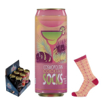 Kojinės skardinėje moterims Coctail Socks Cosmopolitan