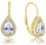 Sidabriniai auskarai Beneto AGUC2228-GOLD