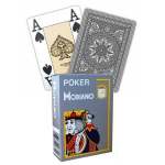 Žaidimo kortos Poker Modiano, pilkos