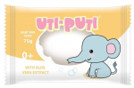Muilas vaikams Uti Puti Baby Bar Soap, su alavijo ekstraktu, dramblys, 75 g