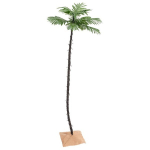 Palmė su 136 &scaron;iltomis baltomis LED lemputėmis, 220cm