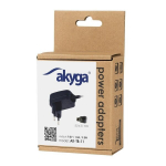 Įkroviklis ne&scaron;iojamam kompiuteriui Akyga universal adapter AK-TB-11 9V / 1A 9W 5.5 x 2.1 mm 1.5m