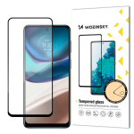 Apsauginis grūdintas stiklas Motorola Moto G42 su rėmeliu, juodas