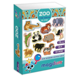 Edukacinis magnetų rinkinys Magdum Zoo, 20 vnt.