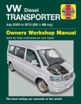 VW Transporter Diesel July 03 - '15 03 to 65