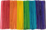 Mediniai spalvoti pagaliukai 11,4 cm, 50 vnt.