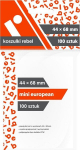 Žaidimo kortelių įmautės Rebel Mini European, 44x68mm, 100 Vnt