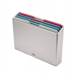 Joseph Joseph Folio Steel L 60215 rinkinys, 4 pjaustymo lentelės, sidabrinis