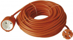 15 m Oranžinis Sodo Elektros Kabelis 2x1 mm&sup2; Lankstus Ilgintuvas Laukui ir Namams
