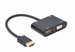 Gembird HDMI male to HDMI female + VGA f