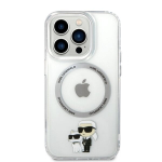 Karl Lagerfeld MagSafe Compatible Case skirtas iPhone 14 Pro, skaidrus