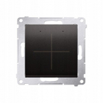 Wifi jungiklis Simon 54 Go, 4 klavi&scaron;ai, juodas matinis