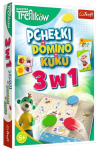 Stalo žaidimas Trefl Gra Trefliki Domino Pchełki Kuku 3w1, PL, Universalus