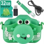 Varlė skaitmeninis fotoaparatas vaikams + 32gb SD kortelė