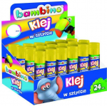 Bambino klijai lazdelėje 15g mokyklai, dekoravimui