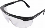 Apsauginiai akiniai nuo purslų, skaidrūs, reguliuojami