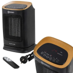 Termoventiliatorius su keraminiu &scaron;ildytuvu 1800W 2 greičiai su pulteliu