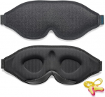 Miego kaukė unisex, juoda