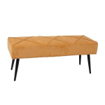 Batų suoliukas Home4You Kelsi, geltonas