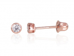 Auksiniai auskarai moterims Diamond Sky "New Classic VI" DS02A646