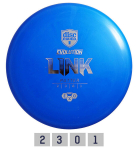 Diskgolfo diskas Discmania Putter Hard Exo Link Evolution, mėlynas