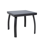 Stalas Home4You Ario, 44x44x40 cm, pilkas
