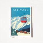 Reprodukcija Les Alpes 1990