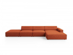 Mink&scaron;tas kampas Windsor & Co Lupus 5, oranžinis