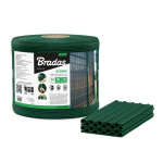 Sodo tvoros juosta Bradas, 19cmx36m, + segtukai 20vnt, žalia
