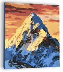 Tapyba pagal skaičius Winder Arts Pikas, 40x50cm