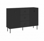 Komoda Viena 2D3S, juoda