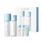 Rinkinys Laneige Water Bank moterims: hialurono emulsija, 120 ml + hialurono esencijos tonikas, 160 ml + emulsija, 10 ml + tonikas, 10 ml + prausimosi putos, 10 g