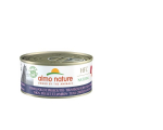Almo Nature HFC Natural katėms su tunu, vi&scaron;tiena ir kumpiu, 24x150 g