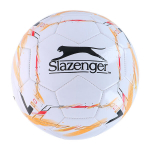 Futbolo kamuolys - SLAZENGER - Dydis 5 - Balta/Oranžinė - Atsparūs medžiagos - Unisex