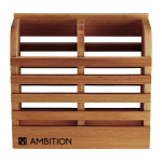 Ambition virtuvės įrankių stovas Natural 2, 16x7x14 cm