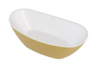 Vonia Besco Ayla Glam Gold, 170 x 80 cm, su baltais dangteliais