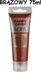 Happy Color akriliniai dažai, 75ml, rudas