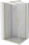 Du&scaron;o kabina Mexen Velar, Brushed gold, 90 x 120 cm