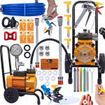Dažymo agregatas Rosfix Strong Orange Storm SOS03 &ndash; Komplektas, Galia 3500W, Slėgis 227 bar