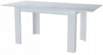 Sulankstomas Stalas Kongo 170X80Cm Baltos Spalvos Valgomajam