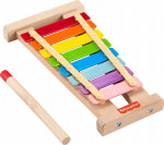 Fisher-Price Wooden Xylophone Musical Instrument with 2 Pieces HXV13