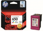 hp originalus ra&scaron;alas cz102ae, hp 650, spalvotas, 200p, hp deskjet ink advantage 2515 aio, 3515 e-ai0, 3545