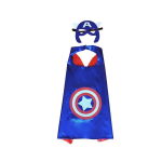 Superherojaus apsiaustas ir kaukė vaikams (3-6 m.)